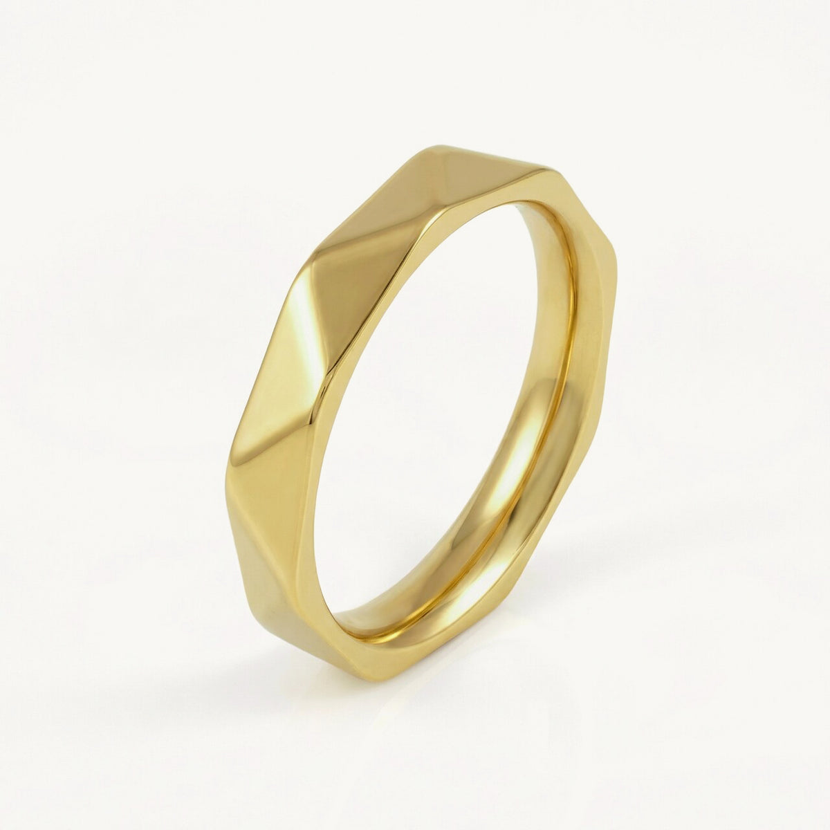 Celtic Traingles Band Ring