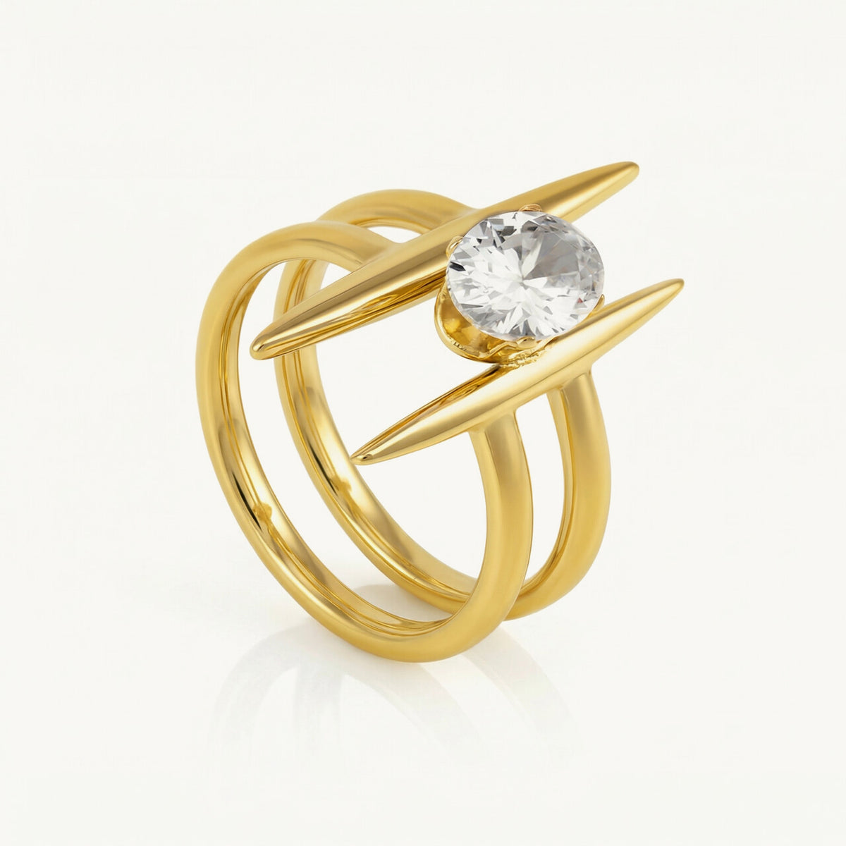 Prism Oval Bar Ring