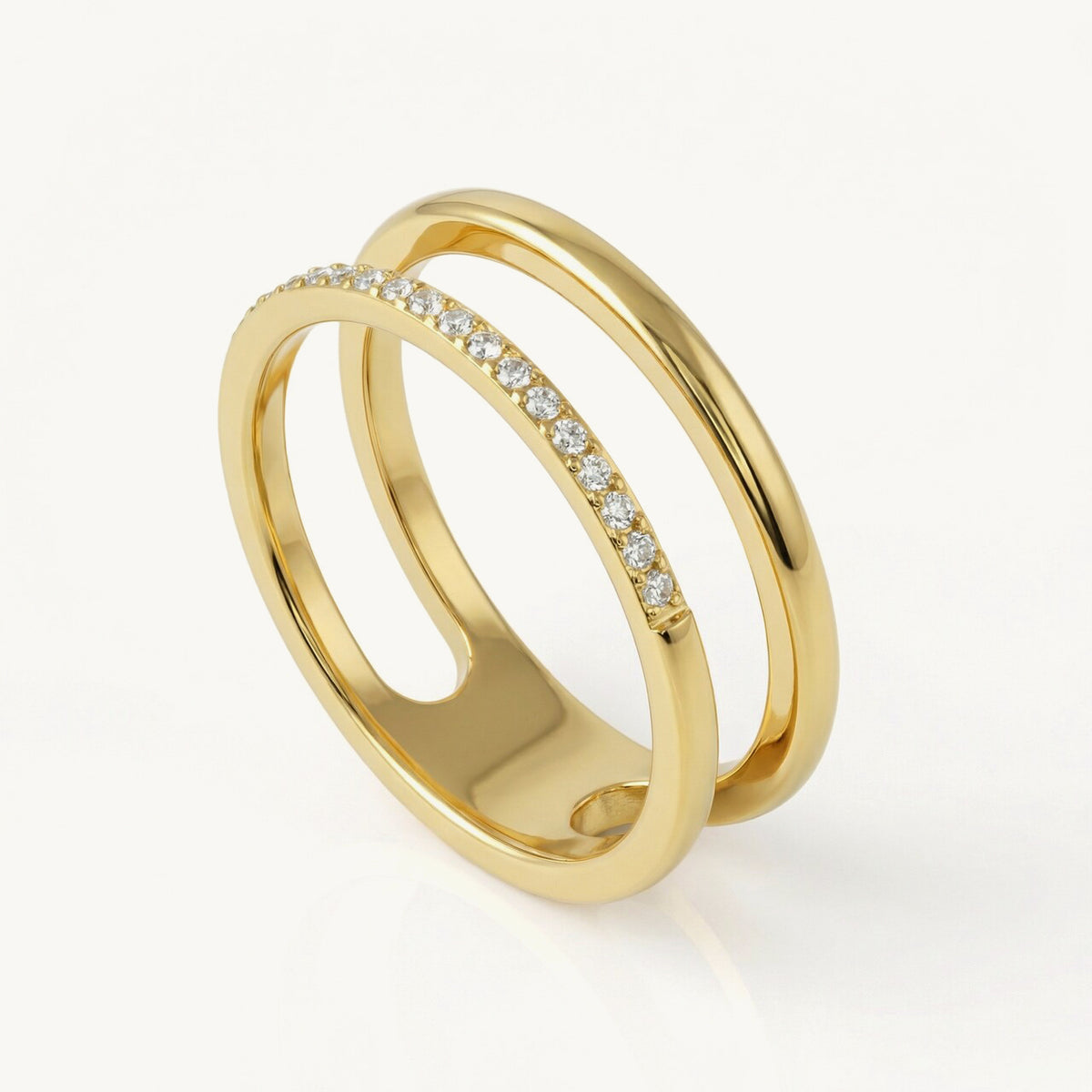 Contemporary Open Band Ring
