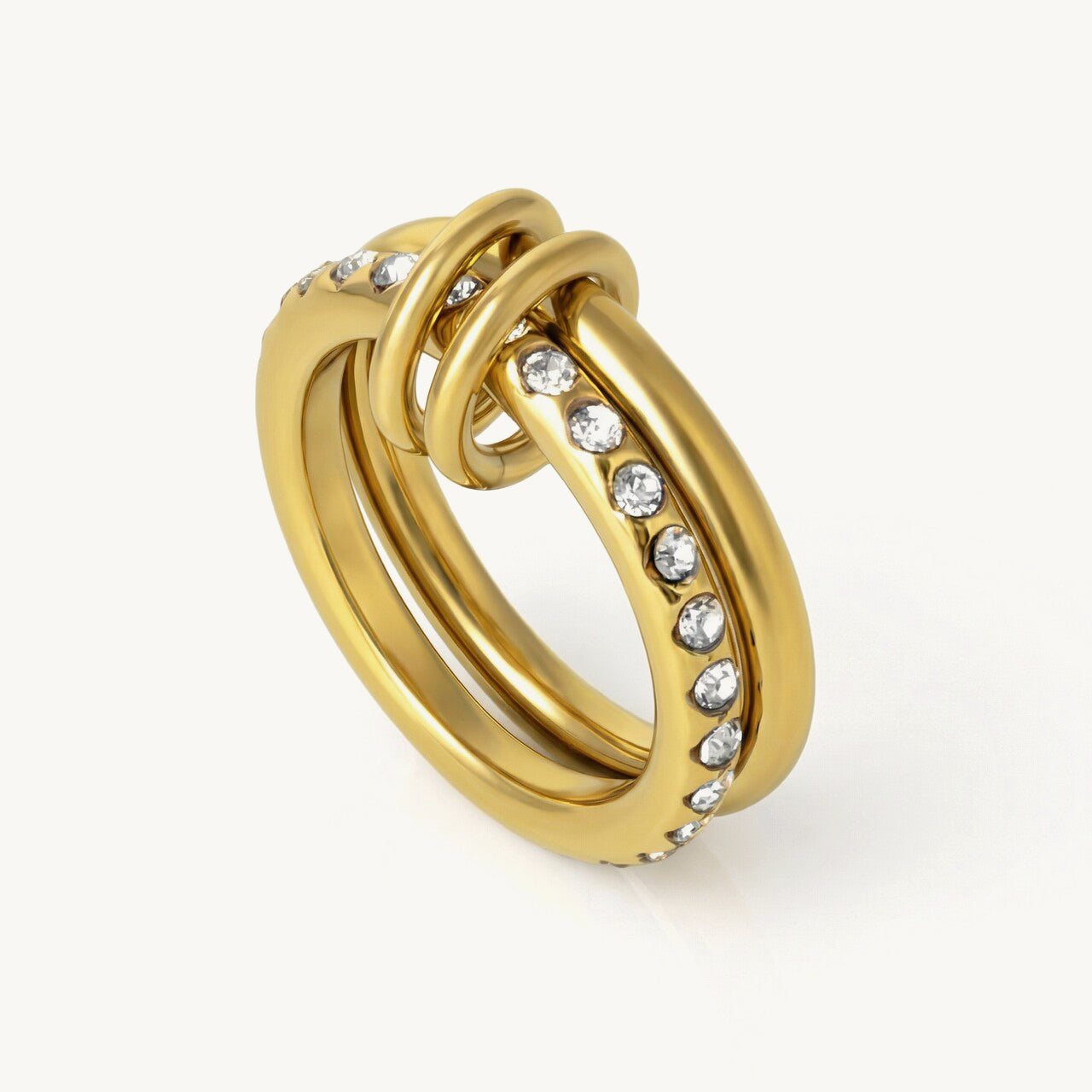 Double Band Link Ring