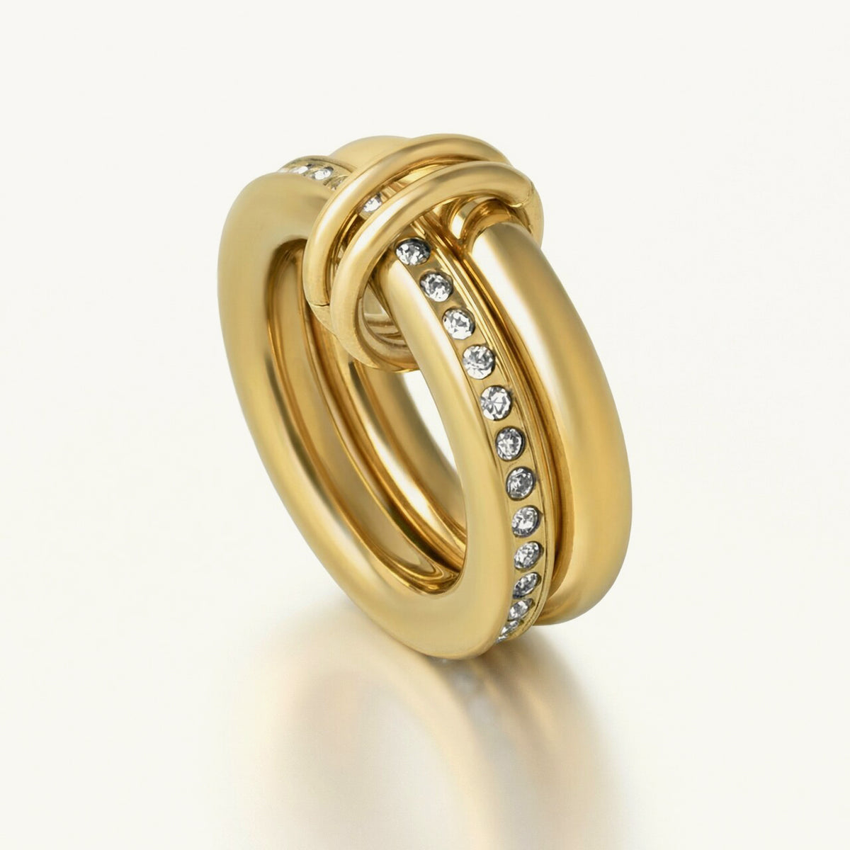 Linked Smooth Double Ring