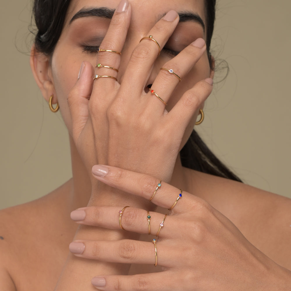 Cute Birthstone Ring - view 17