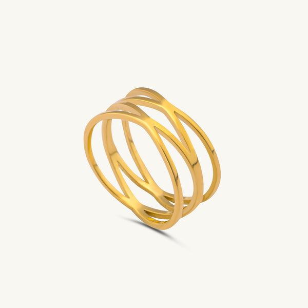 Twist Cross Ring