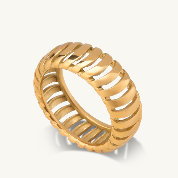 Gold Shrimp Ring