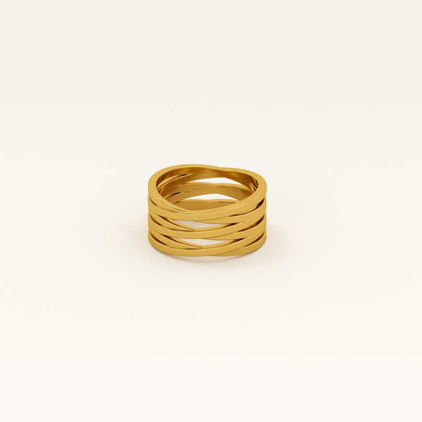 Chunky Interlace Fusion Ring - Image 1