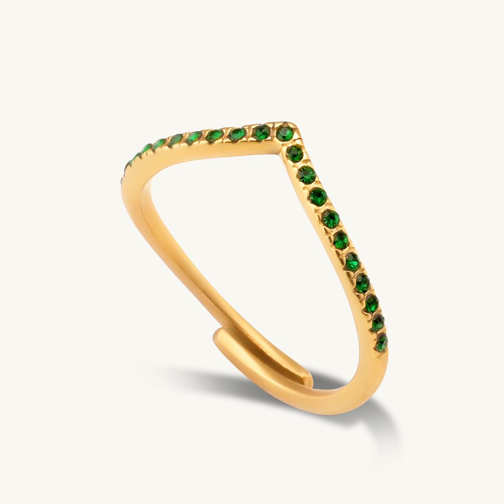 Buy Eterna Green Stud Ring online- Palmonas – PALMONAS