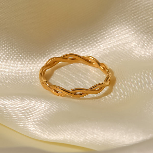 Gold-tone Entwined Ring