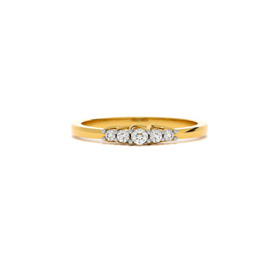 Cascade 9KT Gold Lab Grown Diamond Ring