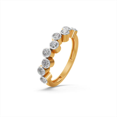 Twinkle Trail 9KT Gold Lab Grown Diamond Ring