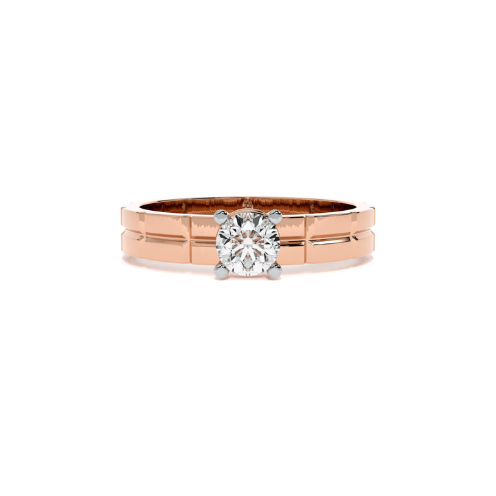 Code of Love 9KT Gold Lab Grown Diamond Ring - 5