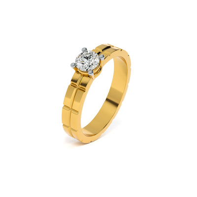 Code of Love 9KT Gold Lab Grown Diamond Ring
