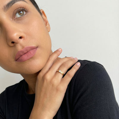 Code of Love 9KT Gold Lab Grown Diamond Ring