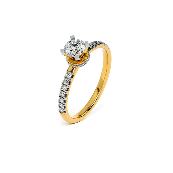 Rose Radiance 9KT Gold Lab Grown Diamond Ring - 3