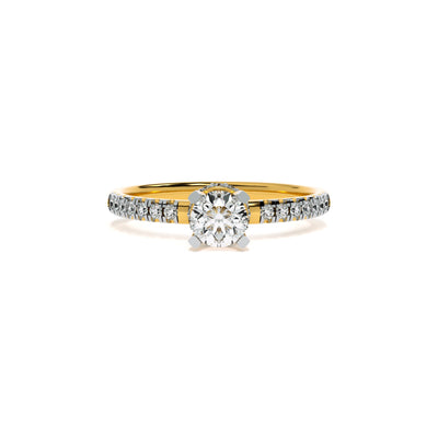 Rose Radiance 9KT Gold Lab Grown Diamond Ring