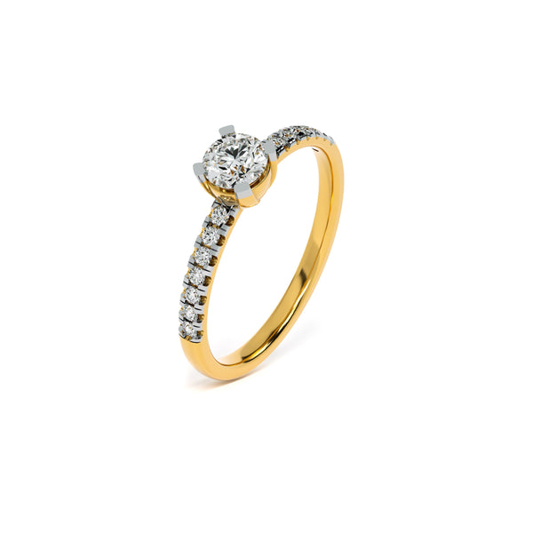 Glow 9KT Gold Lab Grown Diamond Ring - 6