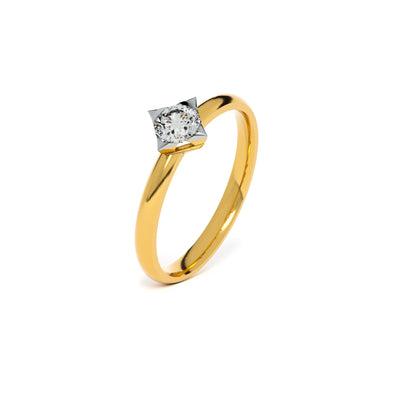 Timeless Marquise 9KT Gold Lab Grown Diamond Ring