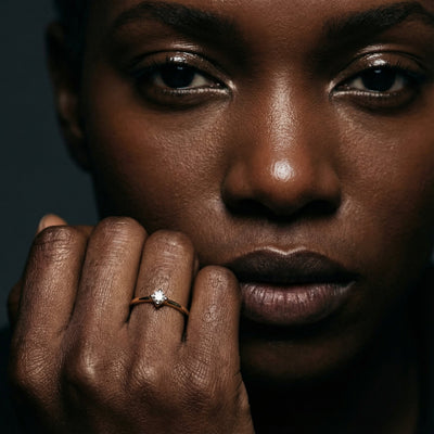 Timeless Marquise 9KT Gold Lab Grown Diamond Ring