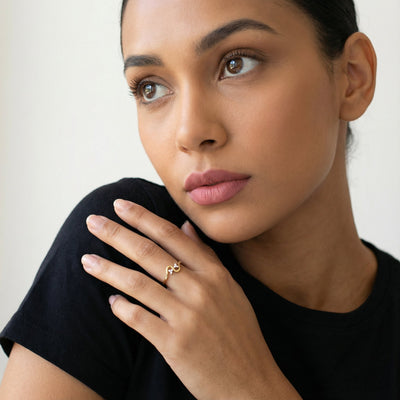 Veloura 9KT Gold Lab Grown Diamond Ring