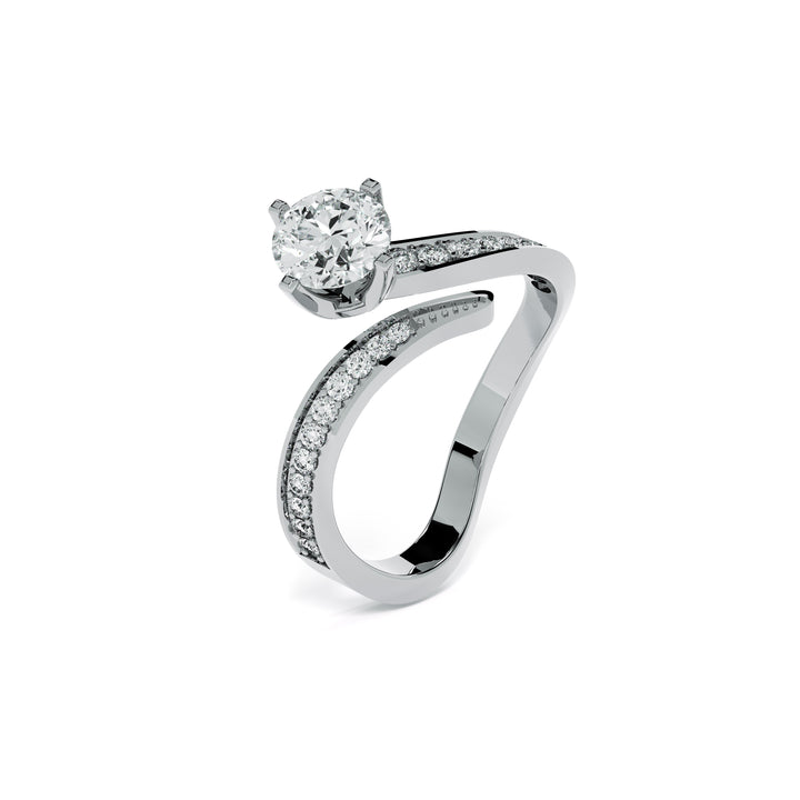 The Comet Tail 9KT Gold Lab Grown Diamond Ring - 6