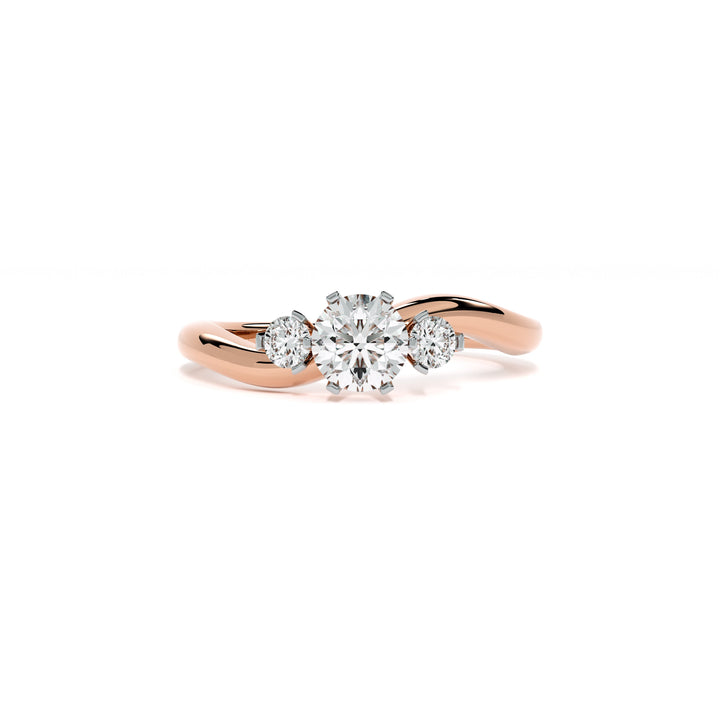 The Harmony Trio 9KT Gold Lab Grown Diamond Ring - 3