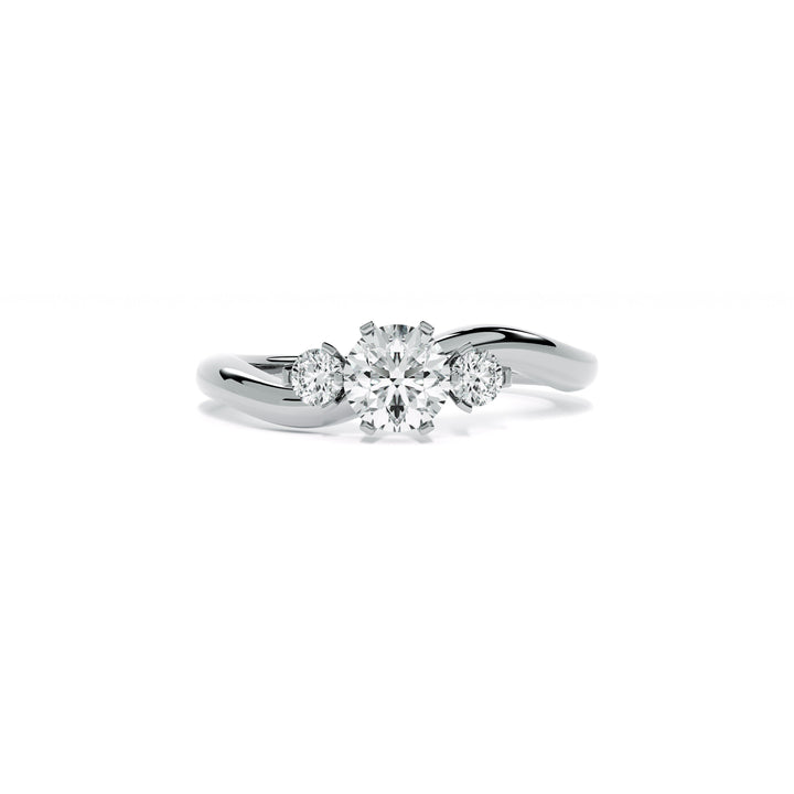 The Harmony Trio 9KT Gold Lab Grown Diamond Ring - 1