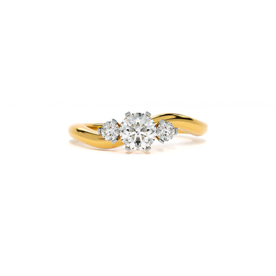 The Harmony Trio 9KT Gold Lab Grown Diamond Ring