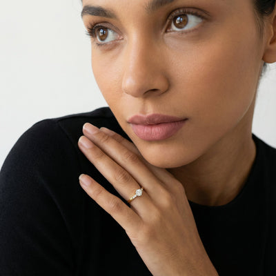 The Harmony 9KT Gold Lab Grown Diamond Ring