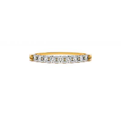 Twilight Gleam Eternity 9KT Gold Lab Grown Diamond Ring