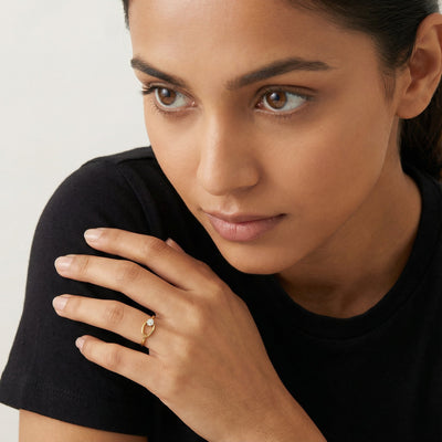 Loop 9KT Gold Lab Grown Diamond Ring