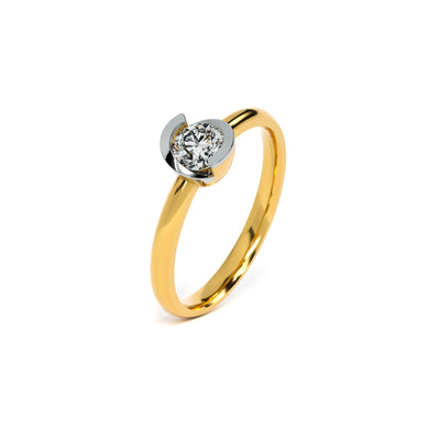 Zenith Spark 9KT Gold Lab Grown Diamond Ring