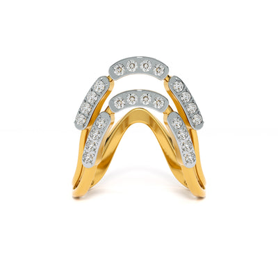 Brilliance 9KT Gold Lab Grown Diamond Ring