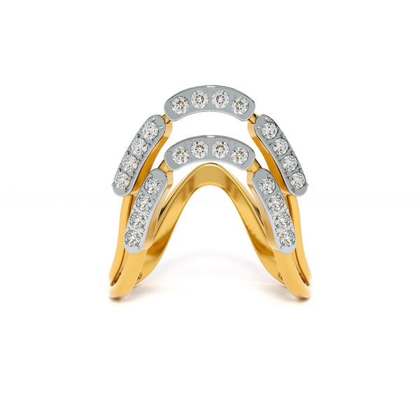 Brilliance 9KT Gold Laboratory Grown Diamond Ring