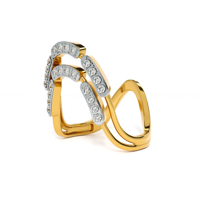 Brilliance 9KT Gold Lab Grown Diamond Ring