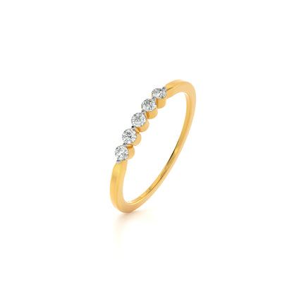 Orbit Linea 9KT Gold Lab Grown Diamond Ring