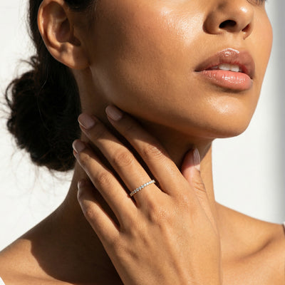 Evermore Eternity 9KT Gold Lab Grown Diamond Band Ring