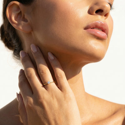 Forever Solitaire 9KT Gold Lab Grown Diamond Ring