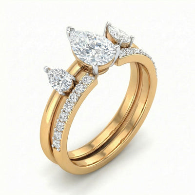 Forever Crowned 9KT Gold Lab Grown Diamond Ring