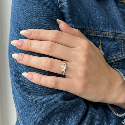 Forever Crowned 9KT Gold Lab Grown Diamond Ring