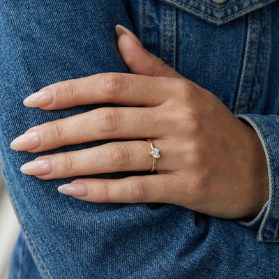 Heartbound Love 9KT Gold Lab Grown Diamond Ring