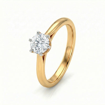 Mark Of Forever 9KT Gold Lab Grown Diamond Ring