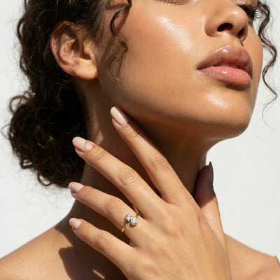 Bound Together 9KT Gold Lab Grown Diamond Ring