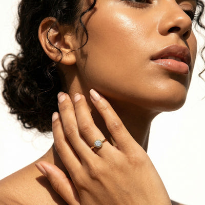 All Eyes On You 9KT Gold Lab Grown Diamond Ring