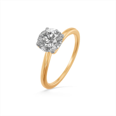 The Pure Set Solitaire 9KT Lab Grown Diamond Promise Ring