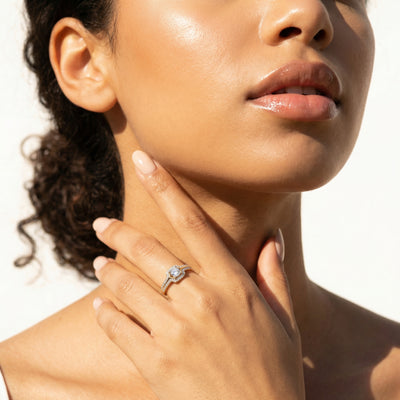 Regalia Halo 9KT Lab Grown Diamond Promise Ring