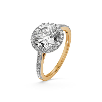 The Radiant Solitaire 9KT Lab Grown Diamond Promise Ring