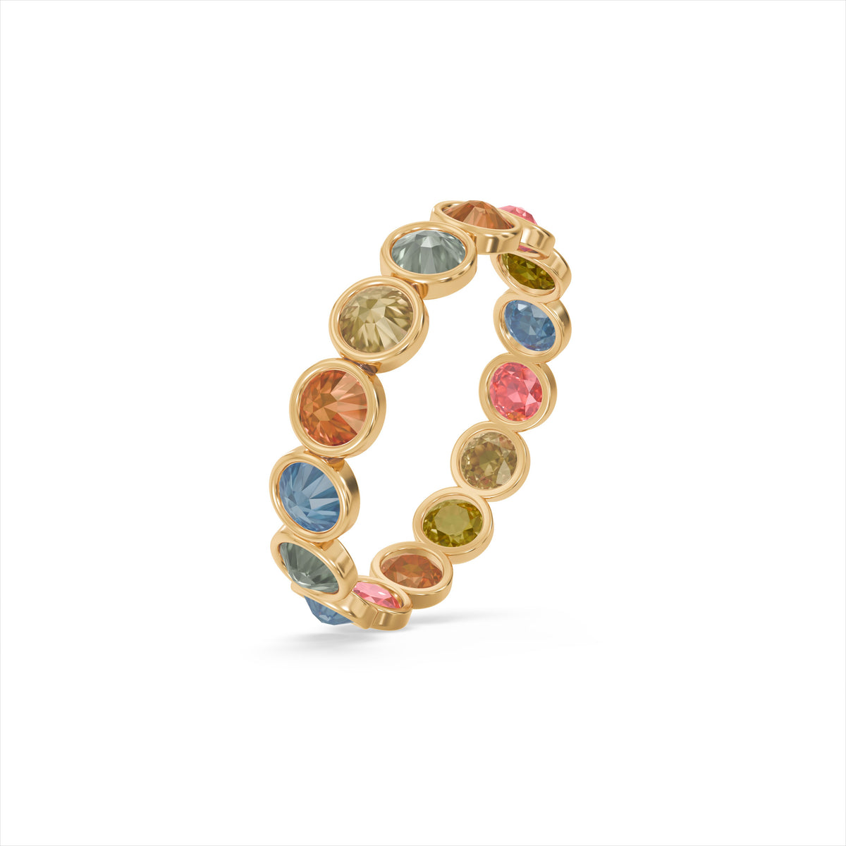 Sapphire Glow 9KT Gold Ring