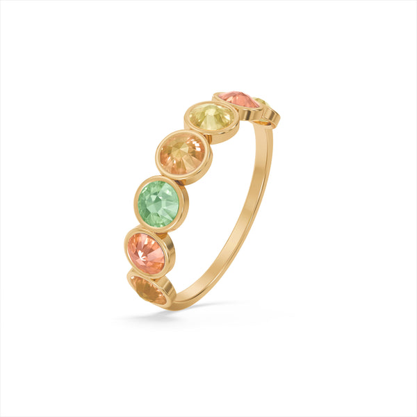Prismatic Sapphire 9KT Gold Ring