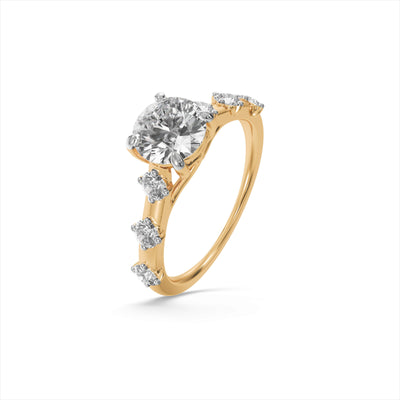 Imperial Glow 9KT Gold Lab Grown Diamond Ring