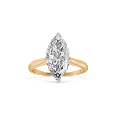 0.5 Carat Marquise Solitaire 9KT Gold Lab Grown Diamond Ring