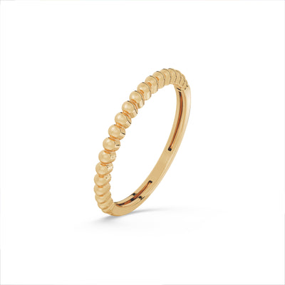 Sculpted Band 9KT Gold Ring